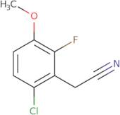 6-Chloro-2-fluoro-3-methoxyphenylacetonitrile