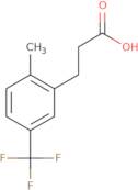 3-[2-Methyl-5-(trifluoromethyl)phenyl]propionic acid