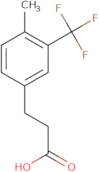 3-[4-Methyl-3-(trifluoromethyl)phenyl]propionic acid