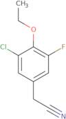 3-Chloro-4-ethoxy-5-fluorophenylacetonitrile