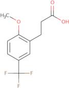 3-[2-Methoxy-5-(trifluoromethyl)phenyl]propionic acid