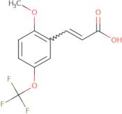 2-Methoxy-5-(trifluoromethoxy)cinnamic acid