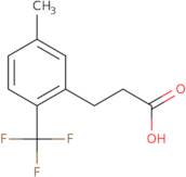 3-[5-Methyl-2-(trifluoromethyl)phenyl]propionic acid