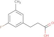 3-(3-Fluoro-5-methylphenyl)propionic acid