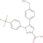 5-(4-Methylsulfanyl-phenyl)-1-(4-trifluoromethyl-phenyl)-1H-pyrazole-3-carboxylic acid