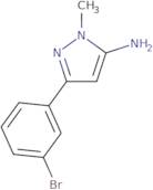 5-(3-Bromophenyl)-2-methylpyrazol-3-amine