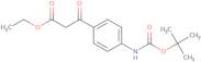 3-(4-tert-Butoxycarbonylamino-phenyl)-3-oxo-propionic acid ethyl ester