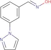 (E)-N-{[3-(1H-Pyrazol-1-yl)phenyl]methylidene}hydroxylamine