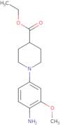 Ethyl 1-(4-amino-3-methoxyphenyl)-4-piperidinecarboxylate