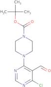 tert-Butyl 4-(6-chloro-5-formyl-4-pyrimidinyl)-tetrahydro-1(2H)-pyrazinecarboxylate