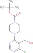 tert-Butyl 4-[6-chloro-5-(hydroxymethyl)-4-pyrimidinyl]tetrahydro-1(2H)-pyrazinecarboxylate