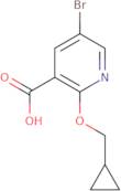 5-Bromo-2-(cyclopropylmethoxy)nicotinic acid