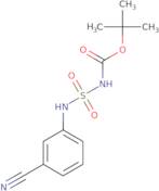 tert-butyl N-[(3-cyanophenyl)sulfamoyl]carbamate