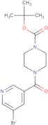 tert-Butyl 4-[(5-bromo-3-pyridinyl)carbonyl]tetrahydro-1(2H)-pyrazinecarboxylate