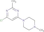 4-Chloro-2-methyl-6-(4-methylpiperazino)pyrimidine