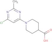 1-(6-Chloro-2-methyl-4-pyrimidinyl)-4-piperidinecarboxylic acid