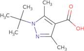 1-tert-Butyl-3,5-dimethyl-1H-pyrazole-4-carboxylic acid