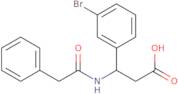 3-(3-Bromophenyl)-3-(2-phenylacetamido)propanoic acid