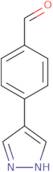 4-(1H-Pyrazol-4-yl)benzaldehyde