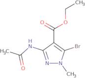 Ethyl 3-acetamido-5-bromo-1-methyl-1H-pyrazole-4-carboxylate