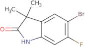 5-Bromo-6-fluoro-3,3-dimethyl-2,3-dihydro-1H-indol-2-one