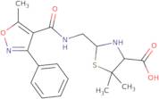 (4S)- 5,5-Dimethyl-2-[[[(5-methyl-3-phenyl-4-isoxazolyl)carbonyl]amino]methyl]-4-thiazolidinecarbo…