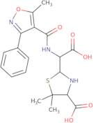 (4S)-4-Carboxy-5,5-dimethyl-α-[[(5-methyl-3-phenyl-4-isoxazolyl)carbonyl]amino]-2-thiazolidineacet…