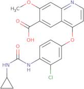 4-[3-Chloro-4-(cyclopropylcarbamoylamino)phenoxy]-7-methoxyquinoline-6-carboxylic acid
