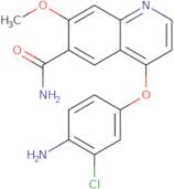 4-(4-Amino-3-chlorophenoxy)-7-methoxy-6-quinolinecarboxamide