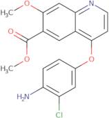 4-(4-Amino-3-chlorophenoxy)-7-methoxy-6-quinolinecarboxylic acid methyl ester