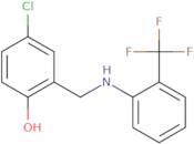 4-Chloro-2-({[2-(trifluoromethyl)phenyl]amino}methyl)phenol