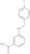 3-{[(4-Fluorophenyl)methyl]amino}benzamide