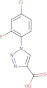 1-(4-Chloro-2-fluorophenyl)-1H-1,2,3-triazole-4-carboxylic acid