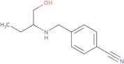 4-{[(1-Hydroxybutan-2-yl)amino]methyl}benzonitrile
