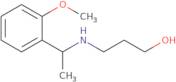 3-{[1-(2-Methoxyphenyl)ethyl]amino}propan-1-ol