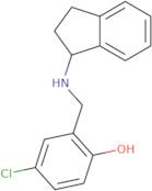 4-Chloro-2-[(2,3-dihydro-1H-inden-1-ylamino)methyl]phenol