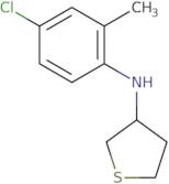 N-(4-Chloro-2-methylphenyl)thiolan-3-amine