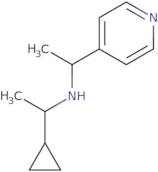 (1-Cyclopropylethyl)[1-(pyridin-4-yl)ethyl]amine