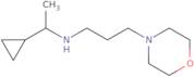 N-(1-Cyclopropylethyl)-3-morpholin-4-ylpropan-1-amine