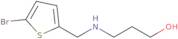 3-{[(5-Bromothiophen-2-yl)methyl]amino}propan-1-ol