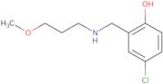 4-Chloro-2-{[(3-methoxypropyl)amino]methyl}phenol