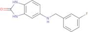 5-{[(3-Fluorophenyl)methyl]amino}-2,3-dihydro-1H-1,3-benzodiazol-2-one