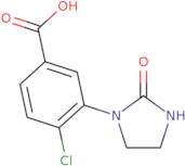 4-Chloro-3-(2-oxoimidazolidin-1-yl)benzoic acid