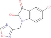 5-Bromo-1-(1,2,4-oxadiazol-3-ylmethyl)-2,3-dihydro-1H-indole-2,3-dione