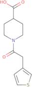 1-[2-(Thiophen-3-yl)acetyl]piperidine-4-carboxylic acid