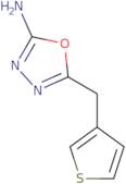 5-(Thiophen-3-ylmethyl)-1,3,4-oxadiazol-2-amine