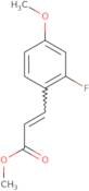 (E)-Methyl 3-(2-fluoro-4-methoxyphenyl)acrylate