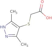 2-[(3,5-Dimethyl-1H-pyrazol-4-yl)sulfanyl]acetic acid