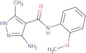 5-Amino-N-(2-methoxyphenyl)-3-methyl-1H-pyrazole-4-carboxamide