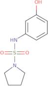 N-(3-Hydroxyphenyl)pyrrolidine-1-sulfonamide